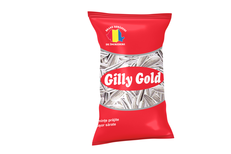  Gilly Gold seminte albe de floarea soarelui usor sarate 200g