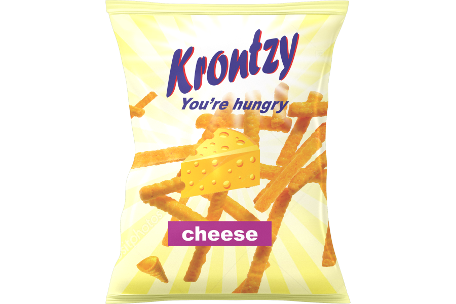 Krontzy cu aroma de branza 40g 