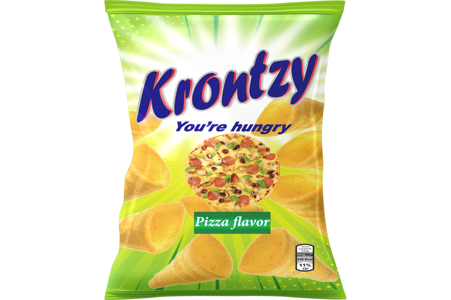 Krontzy cu aroma de pizza 40g