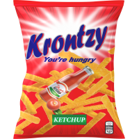 Krontzy cu aroma de ketchup 40g