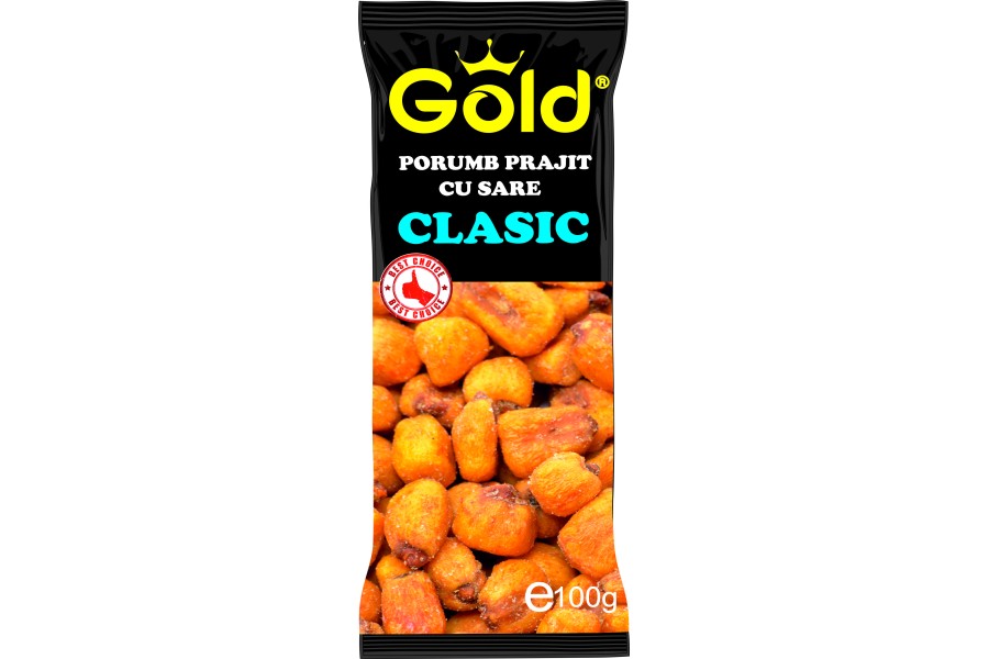 Porumb prajit si sarat Gold 100g