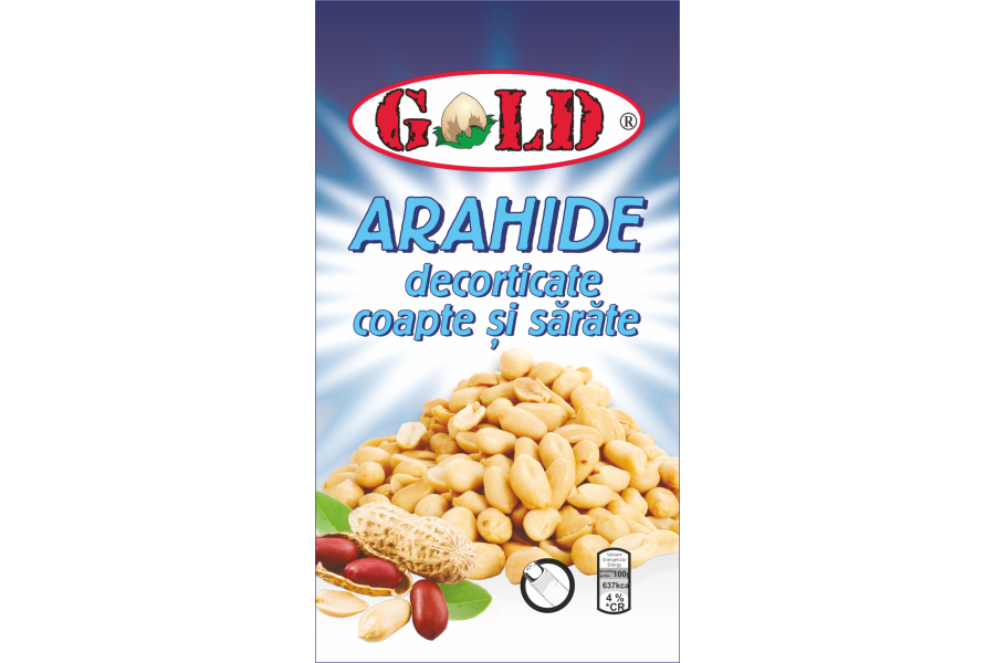 Gold arahide coapte si sarate 100 g